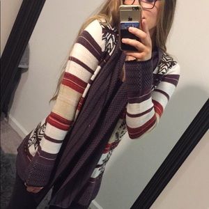 Aztec sweater cardigan